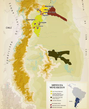 Argentina Regions Map